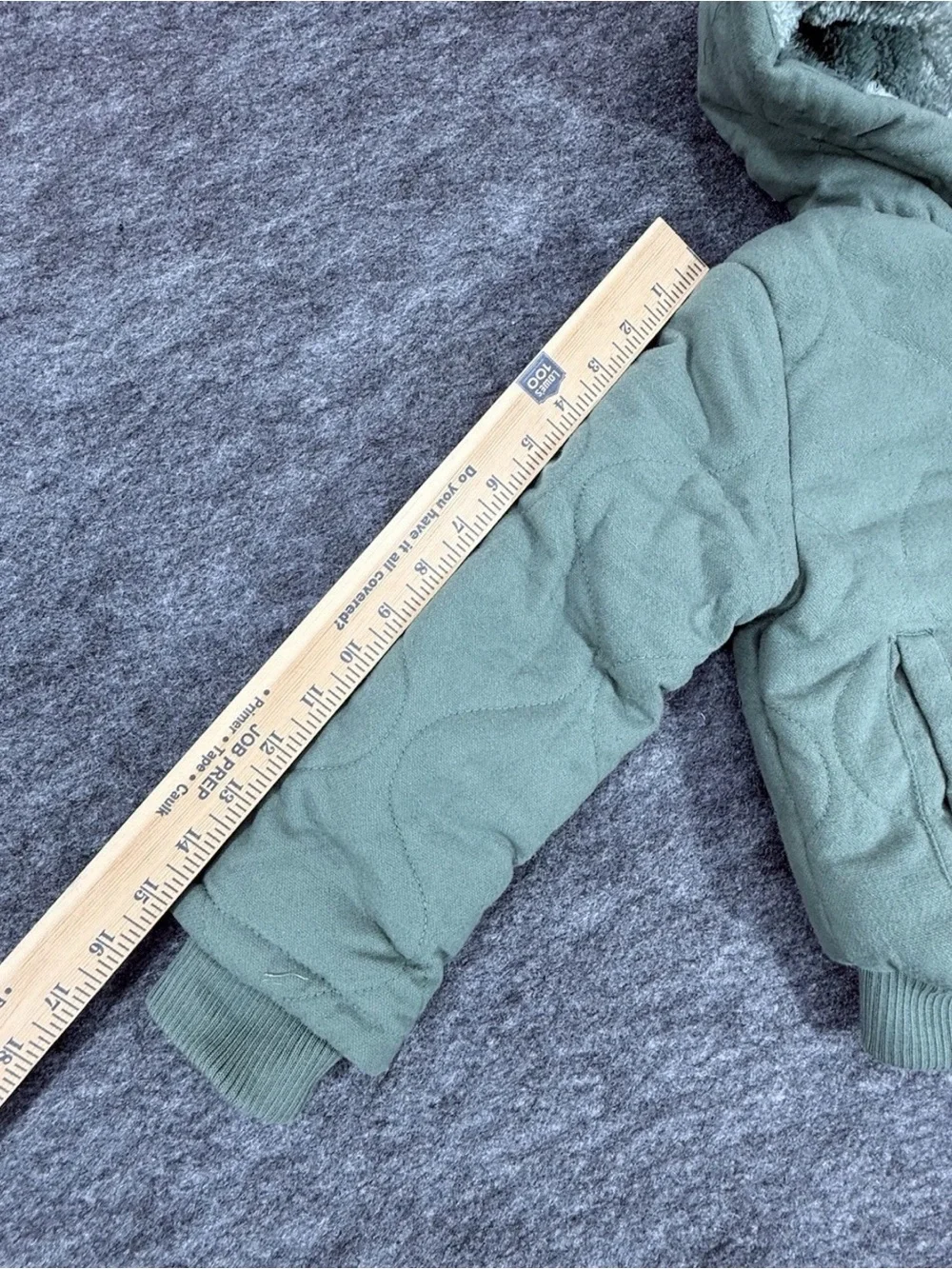 Bass Creek Outfitters Girls 5/6 Green Sherpa Lined Hooded Jacket NWT Snow Ski